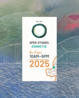 We are all gearing up to welcome you into our creative spaces for @openstudioskommetjie 2025.
Save the Date:
Fri, 5 Dec - Sun, 7 Dec 2025
10am - 5pm
Entry is free - no tickets required
Hope to see you there!
#openstudiokommetjie
#southafricanart