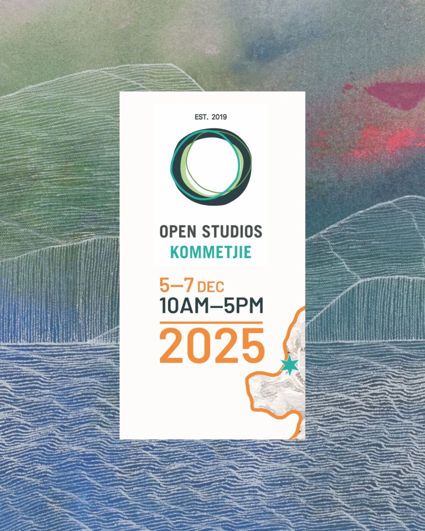 We are all gearing up to welcome you into our creative spaces for @openstudioskommetjie 2025.
Save the Date:
Fri, 5 Dec - Sun, 7 Dec 2025
10am - 5pm
Entry is free - no tickets required
Hope to see you there!
#openstudiokommetjie
#southafricanart